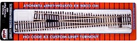 Code 83 Nickel Silver #6 Custom-Line Turnout Right HO Scale Atlas Trains Code 83 Nickel Silver #6 Custom-Line Turnout Right HO Scale Atlas Trains